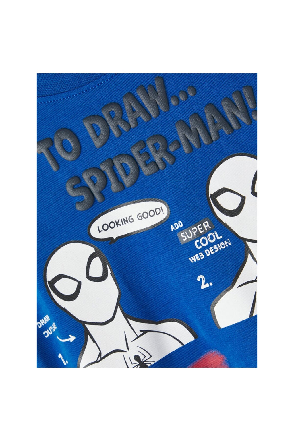 Örümcek Adam Spider-Man Baskılı Erkek Çocuk Uzun Kol Sweatshirt
