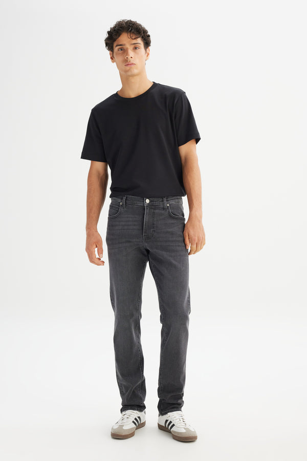Pamuklu Staight Fit Normal Kesim Cepli Esnek Jean Kot Denim Pantolon Lee