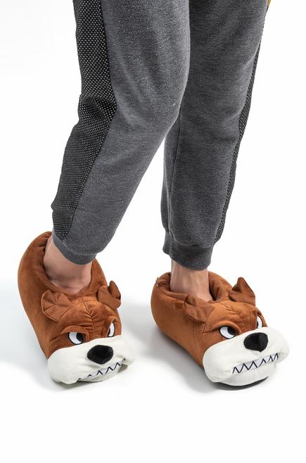 Twigy Bulldog Desenli Sıcak Kışlık Kadın Ev Terliği Translation missing: ar.content.product_image_main