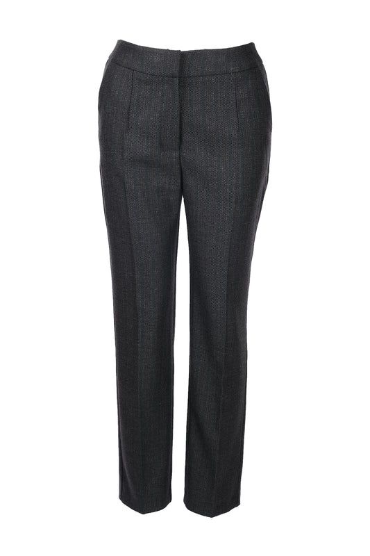 بنطلون نسائي من إيكول بتصميم بسيط وخصر عالٍ وقصة مستقيمة - مناسب للارتداء اليومي والعمل