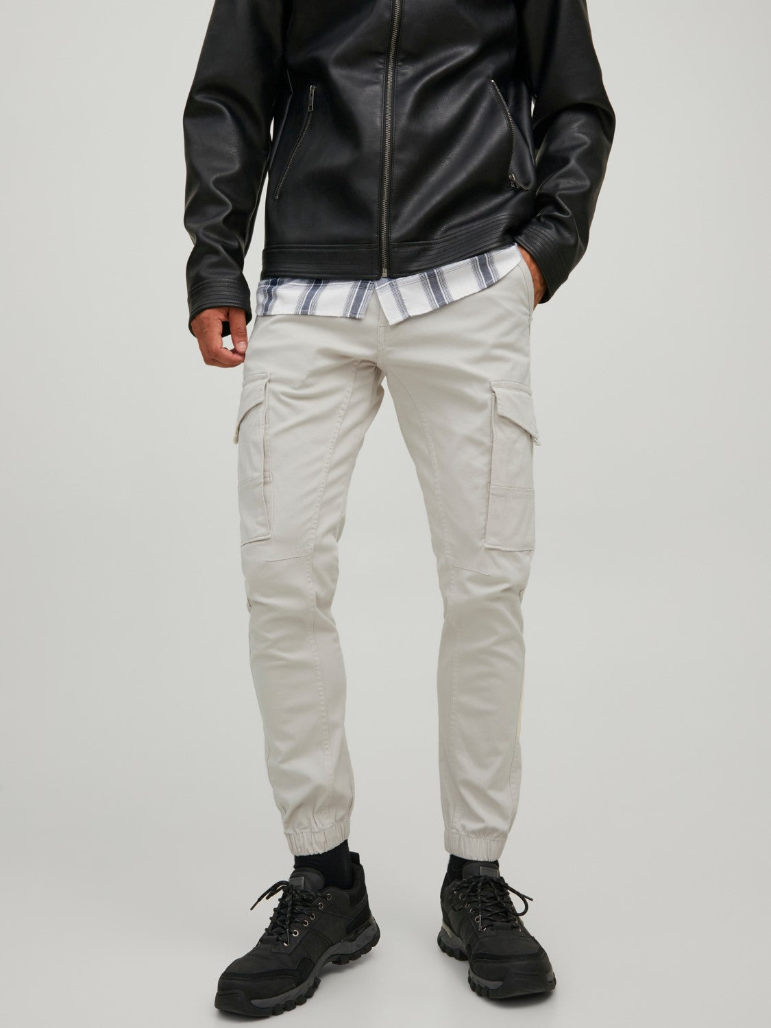 Jack&Jones Erkek Oversize Kargo Pantolon - Günlük Kombinler İçin İkincil görsel