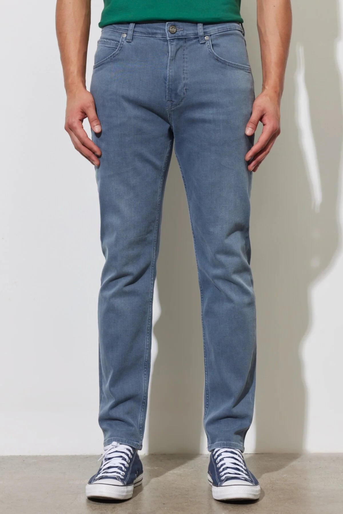 Lee Erkek Slim Fit Jean Pantolon - Günlük Kullanım