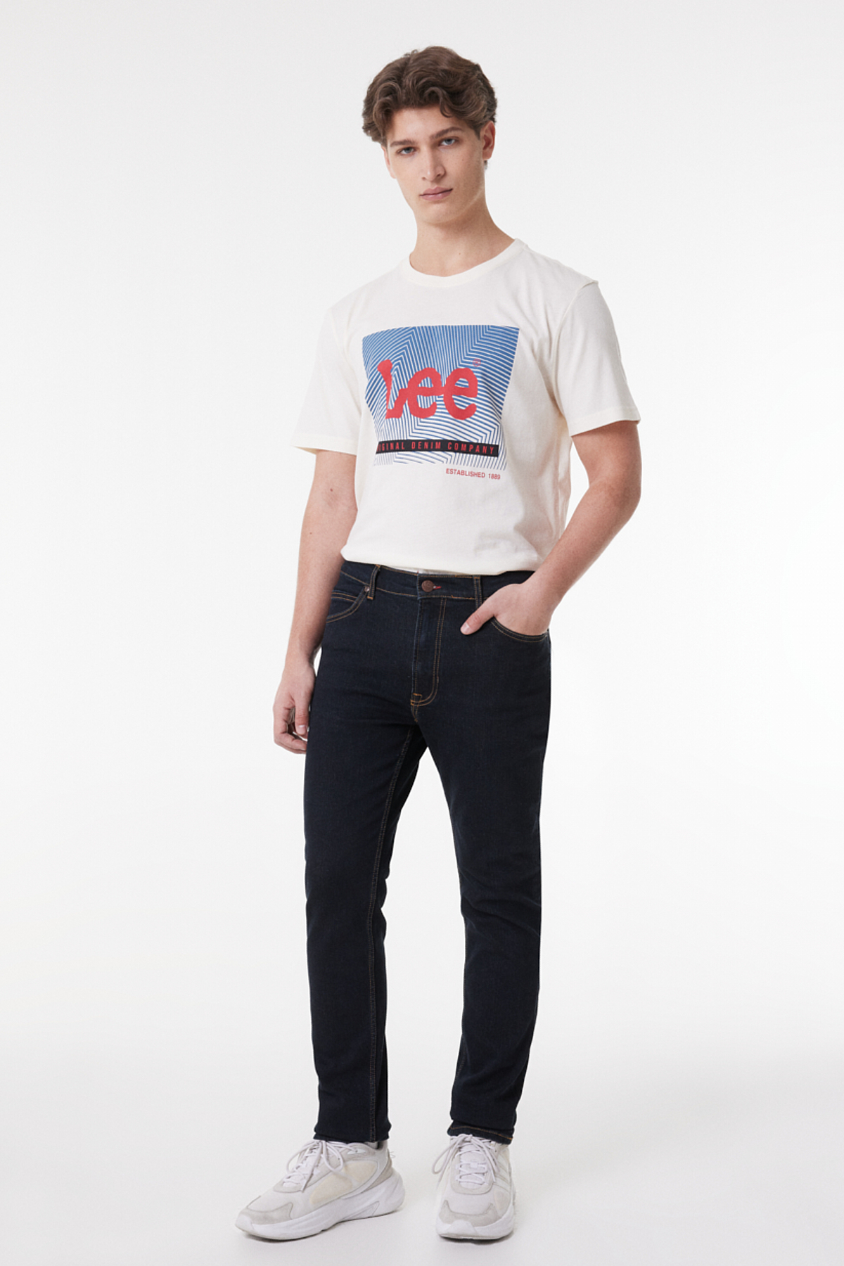 Rider Slim Fit Dar Kesim Normal Bel Esnek Jean Kot Pantolon Lee Translation missing: ar.content.product_image_main