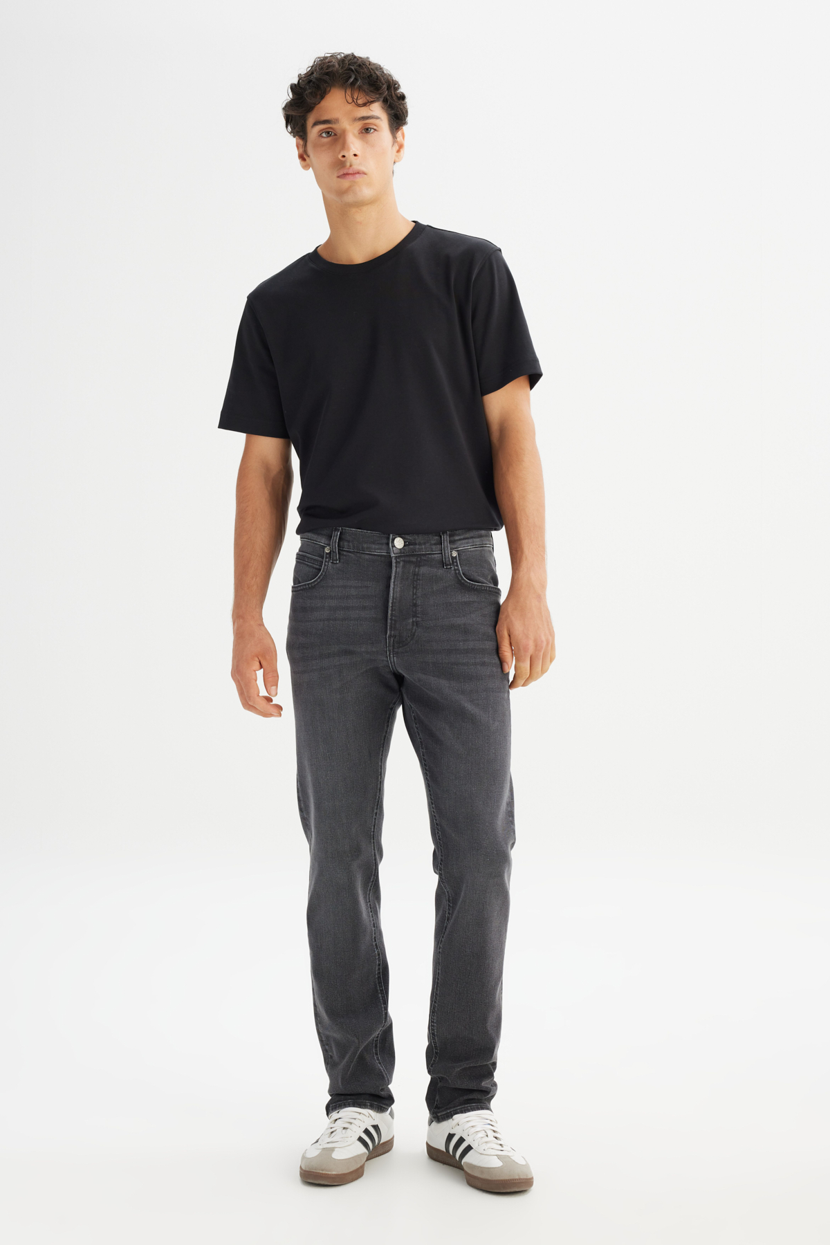 Pamuklu Staight Fit Normal Kesim Cepli Esnek Jean Kot Denim Pantolon Lee Ana görsel