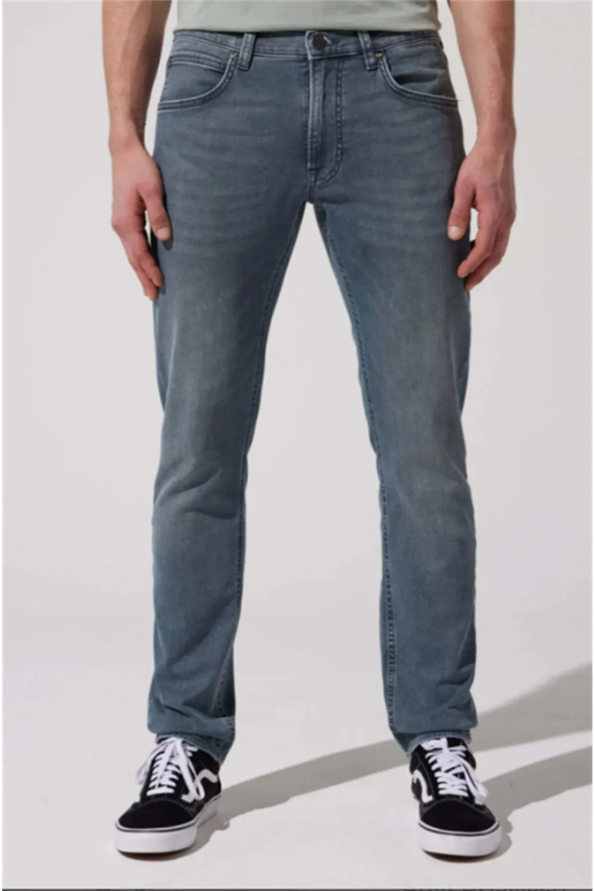 Lee Erkek Slim Fit Minimalist Jean Pantolon - Günlük Kullanım Translation missing: tr.content.product_image_secondary
