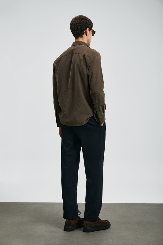 بنطلون تشينو رجالي أنيق من Coperni Smart، بقصة ضيقة من Lufian