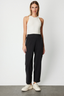 Düğme Detaylı Bol Paça Pantolon On