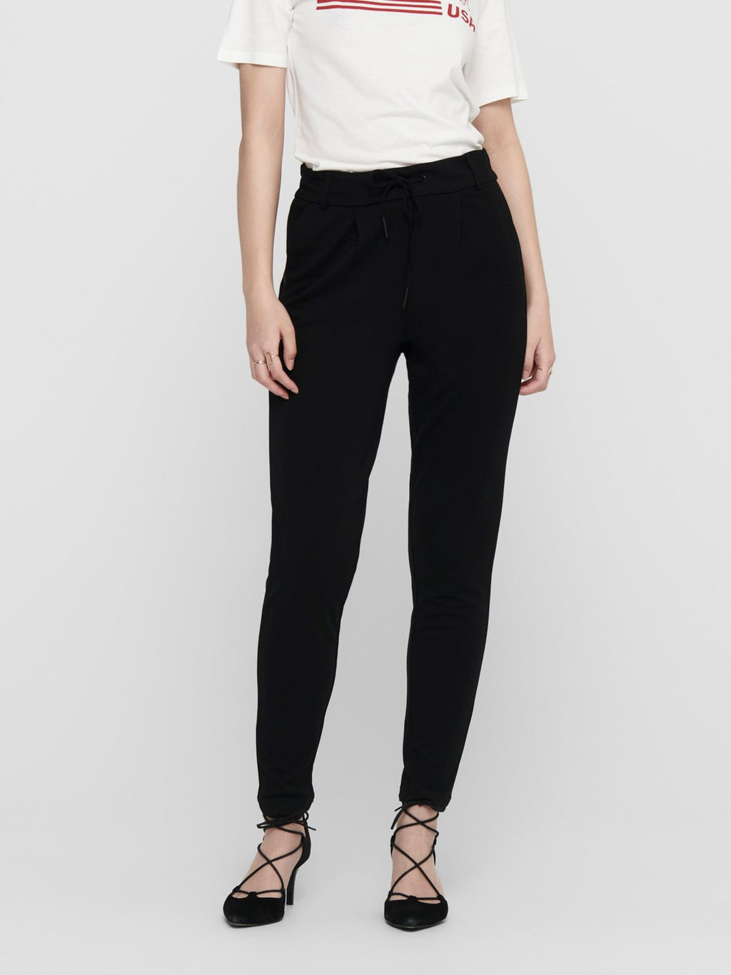 Only Minimalist Yüksek Bel Midi Kadın Pantolon - Günlük Şık