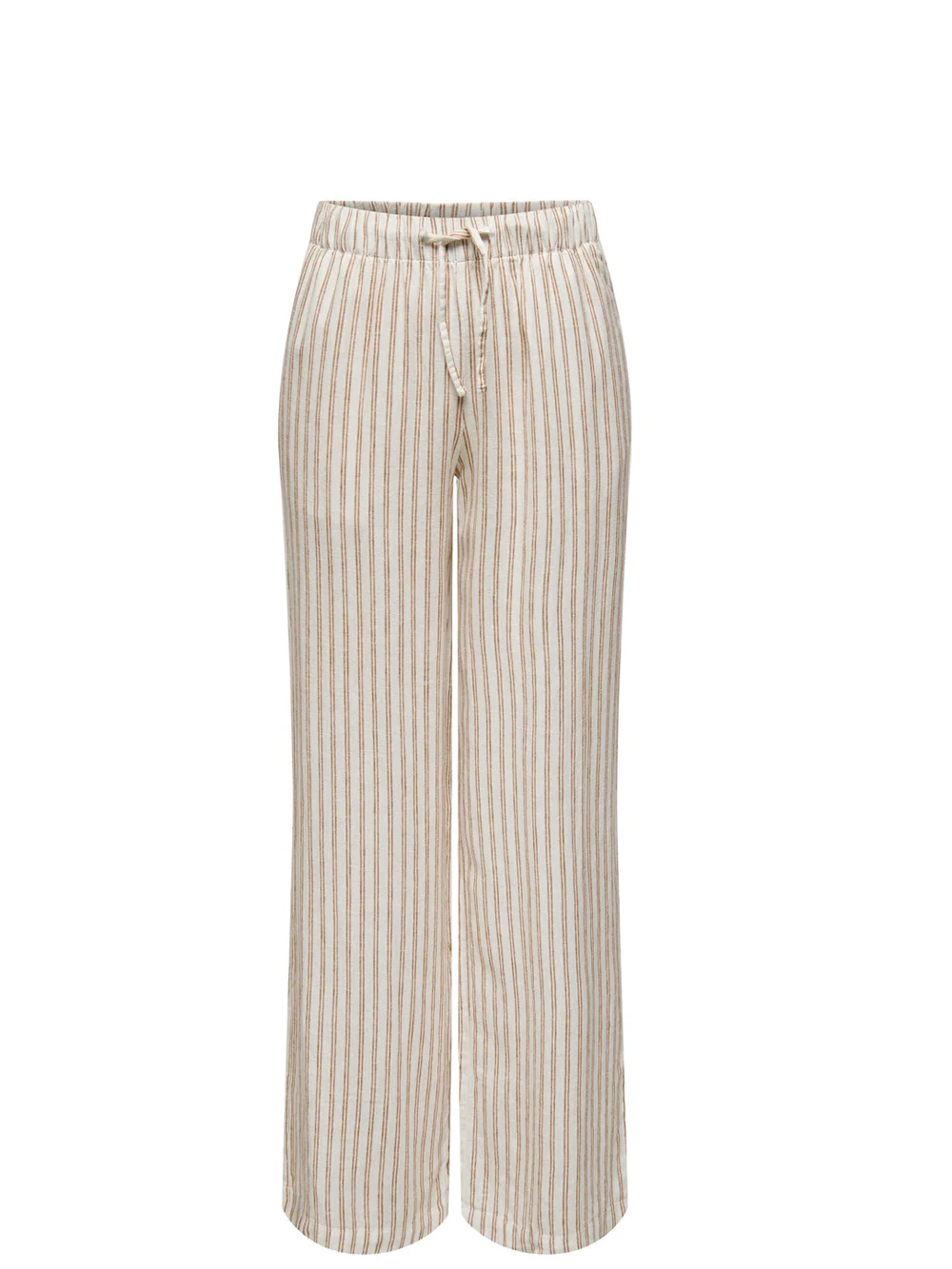 Only Minimalist Çizgili Keten Pantolon - Geniş Paça - Rahat ve Şık Translation missing: tr.content.product_image_main