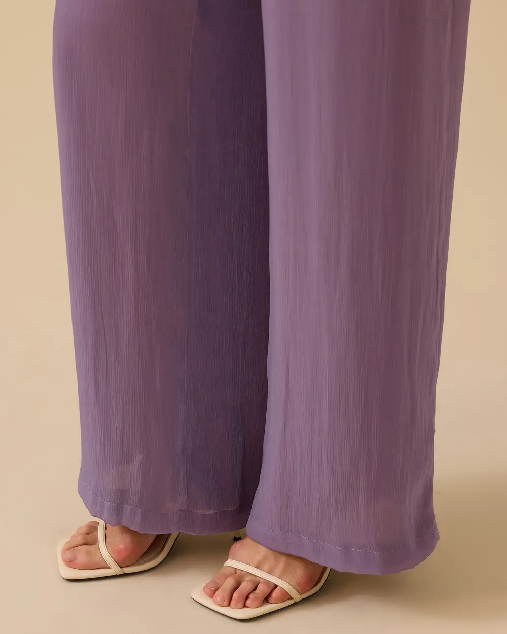Scl Oversize Midi Saten Pantolon - Günlük & Gece Kombinleri