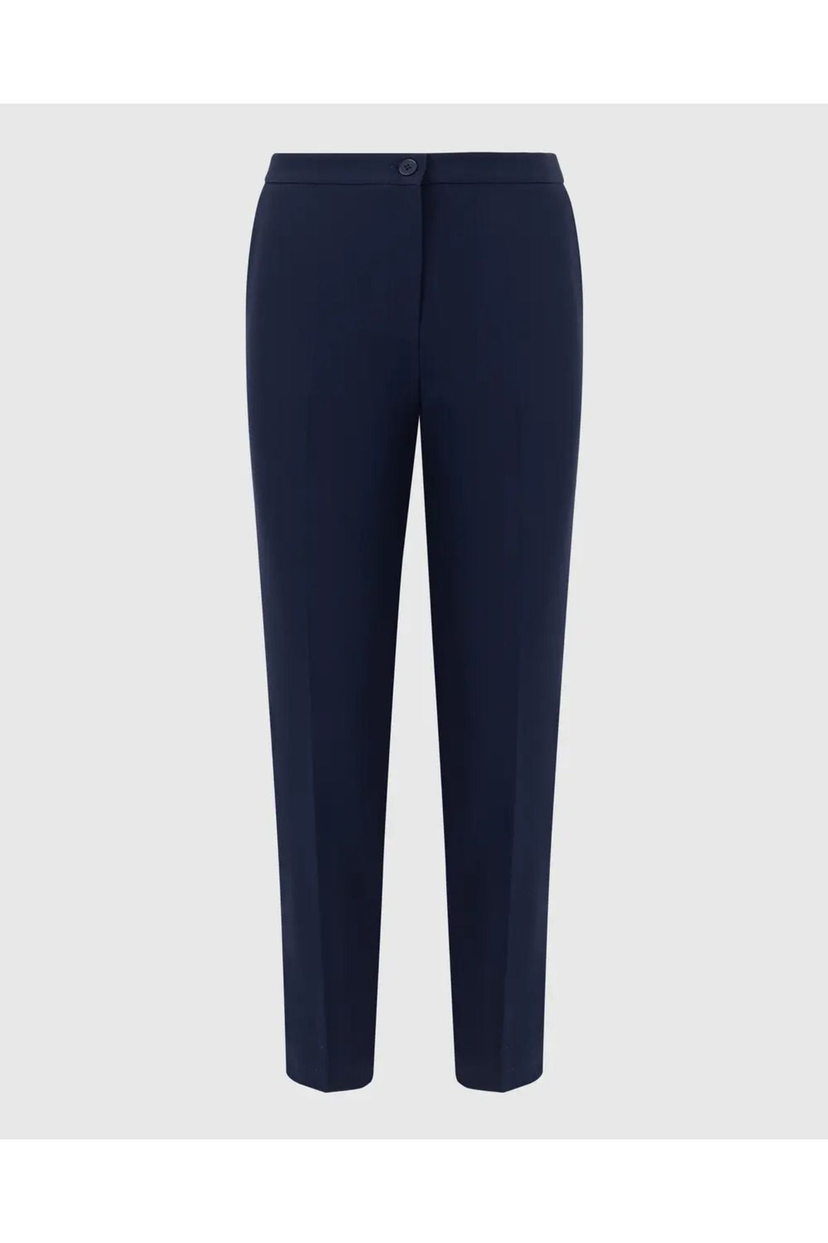 Seçil Minimalist Crop Kadın Pantolon - Yüksek Bel Midi - Günlük & İş