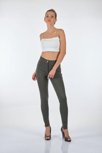 Seleste Yüksek Bel Slim Fit Kadın Pantolon - Günlük Kullanım