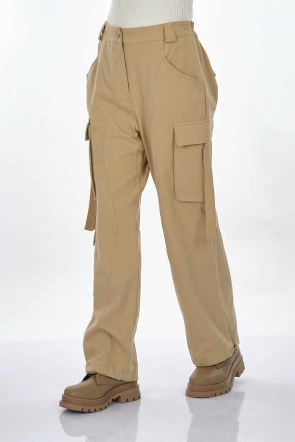 Unique Mode Oversize Bol Cepli Kadın Pantolon - Minimalist Günlük Stil