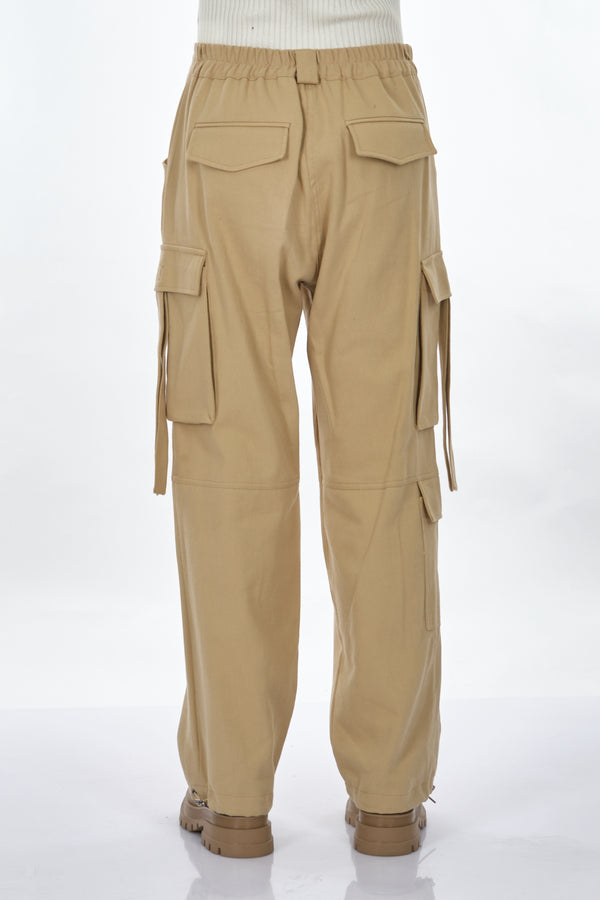 Unique Mode Oversize Bol Cepli Kadın Pantolon - Minimalist Günlük Stil