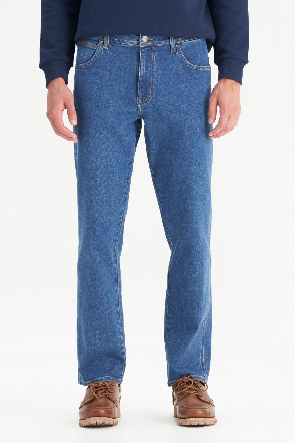 Texas Pamuklu Straight Fit Cepli Esnek Jean Kot Denim Pantolon Wrangler Translation missing: ar.content.product_image_secondary