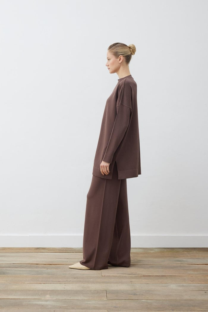 Voleta Mereize Triko Pantolonlu Takım