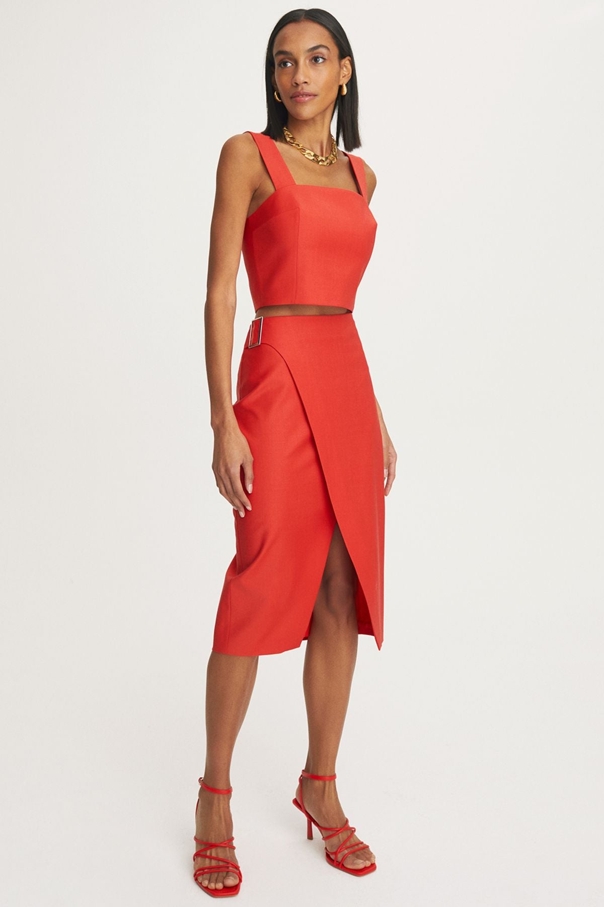 Perspective Midi Wrap Etek - Minimalist Şıklık Translation missing: ar.content.product_image_main