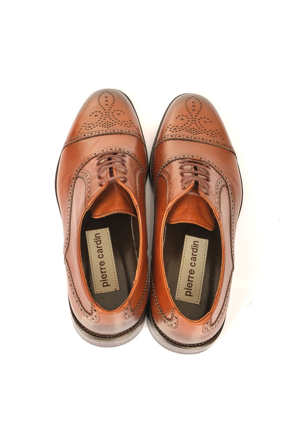 Pierre Cardin Erkek Klasik Deri Oxford Ayakkabı - Minimalist Tasarım
