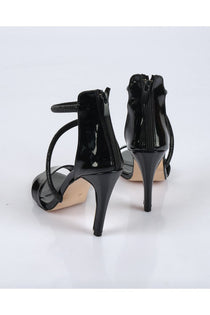Pierre Cardin Minimalist Topuklu Sandalet - Yüksek Topuk - Deri