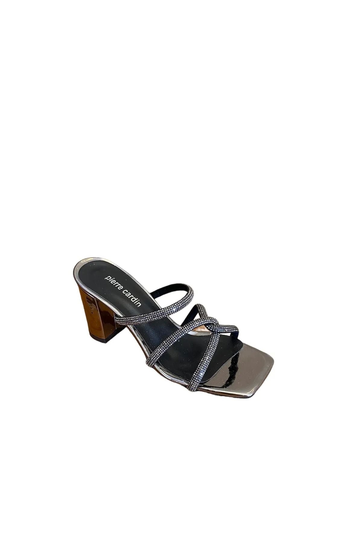 Pierre Cardin Metalik Minimalist Topuklu Terlik - Gece & Parti Translation missing: ar.content.product_image_main