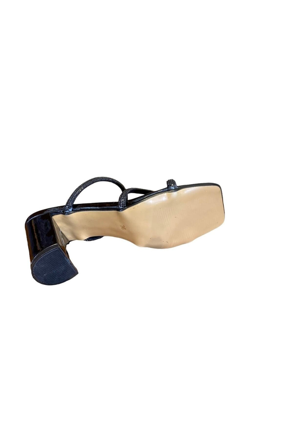 Pierre Cardin Metalik Minimalist Topuklu Terlik - Gece & Parti