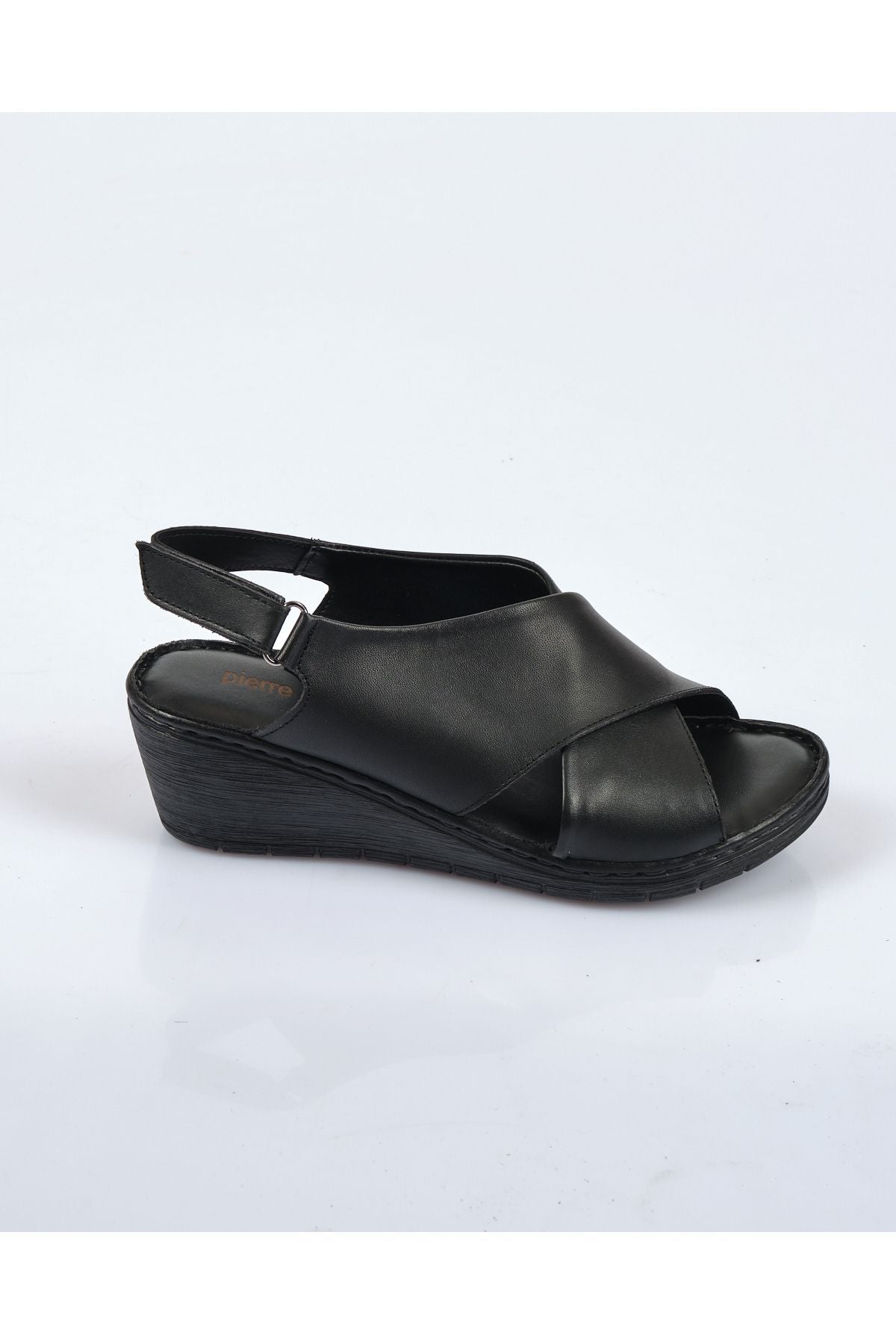 Pierre Cardin Minimalist Kayışlı Dolgu Topuk Kadın Sandalet PC-6907