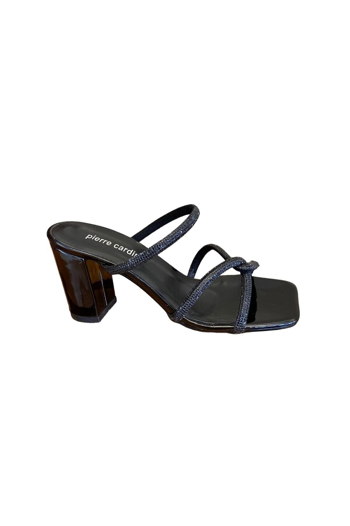 Pierre Cardin Metalik Minimalist Topuklu Terlik - Gece & Parti Ana görsel