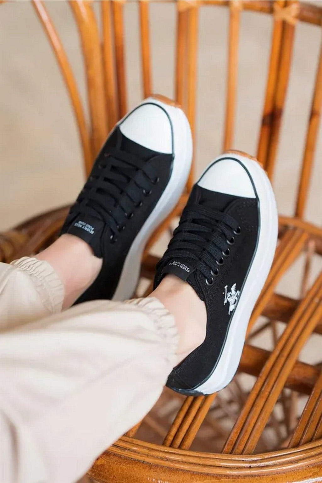 Polo Club Minimalist Kadın Günlük Sneaker - Platform Taban