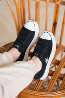 Polo Club Minimalist Kadın Günlük Sneaker - Platform Taban