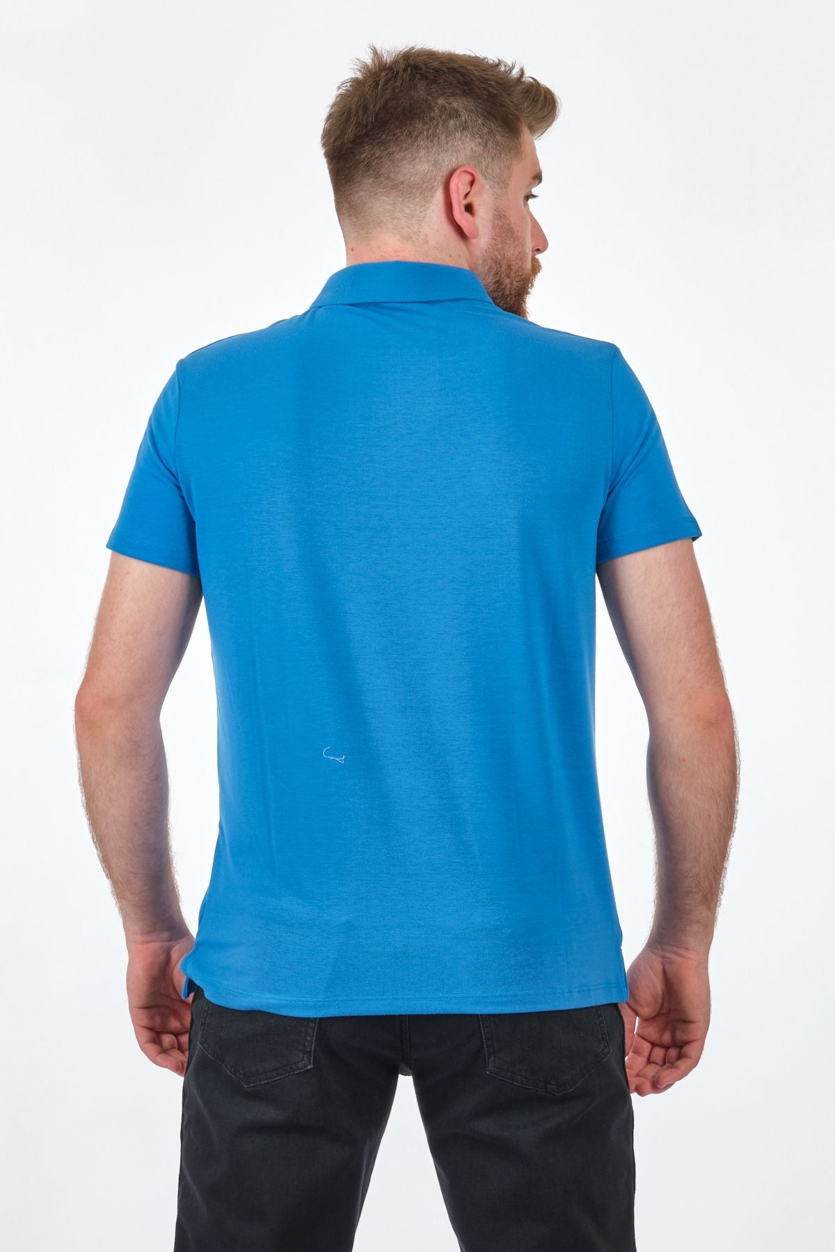 Polo Erkek Kısa Kol Polo Yaka Minimalist T-Shirt - Günlük Şıklık