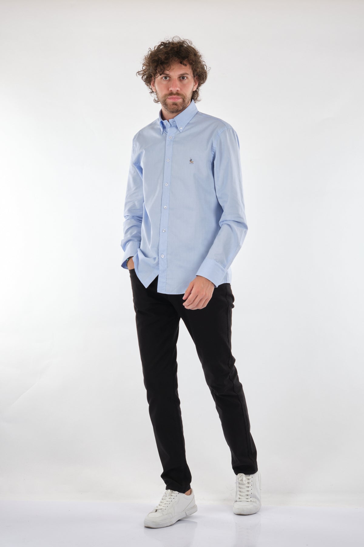 Polo Erkek Uzun Kol Oxford Gömlek - Minimalist & Şık Translation missing: tr.content.product_image_main