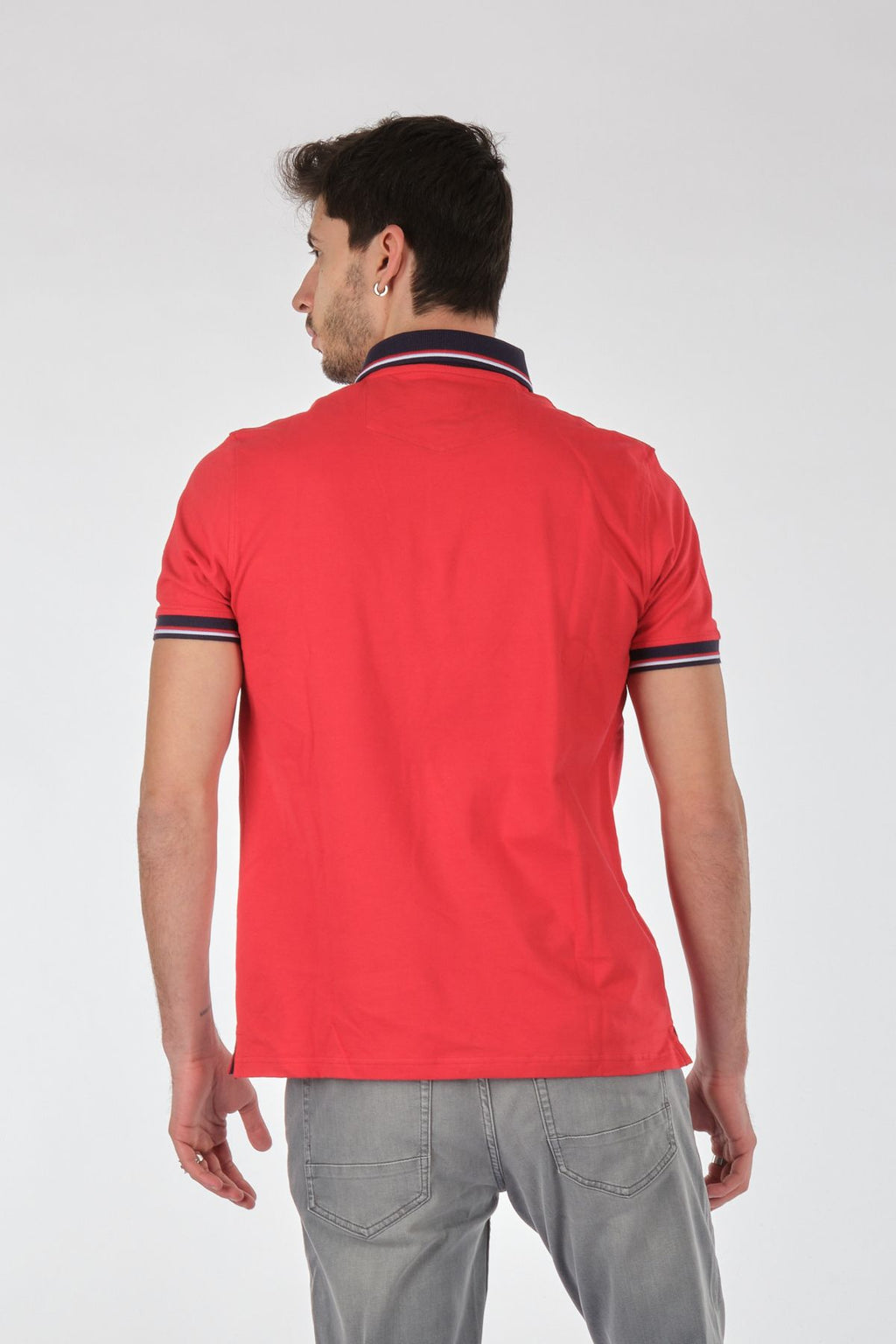 Porto Cervo Erkek Minimalist Polo Yaka Kısa Kol T-Shirt - Günlük Şıklık