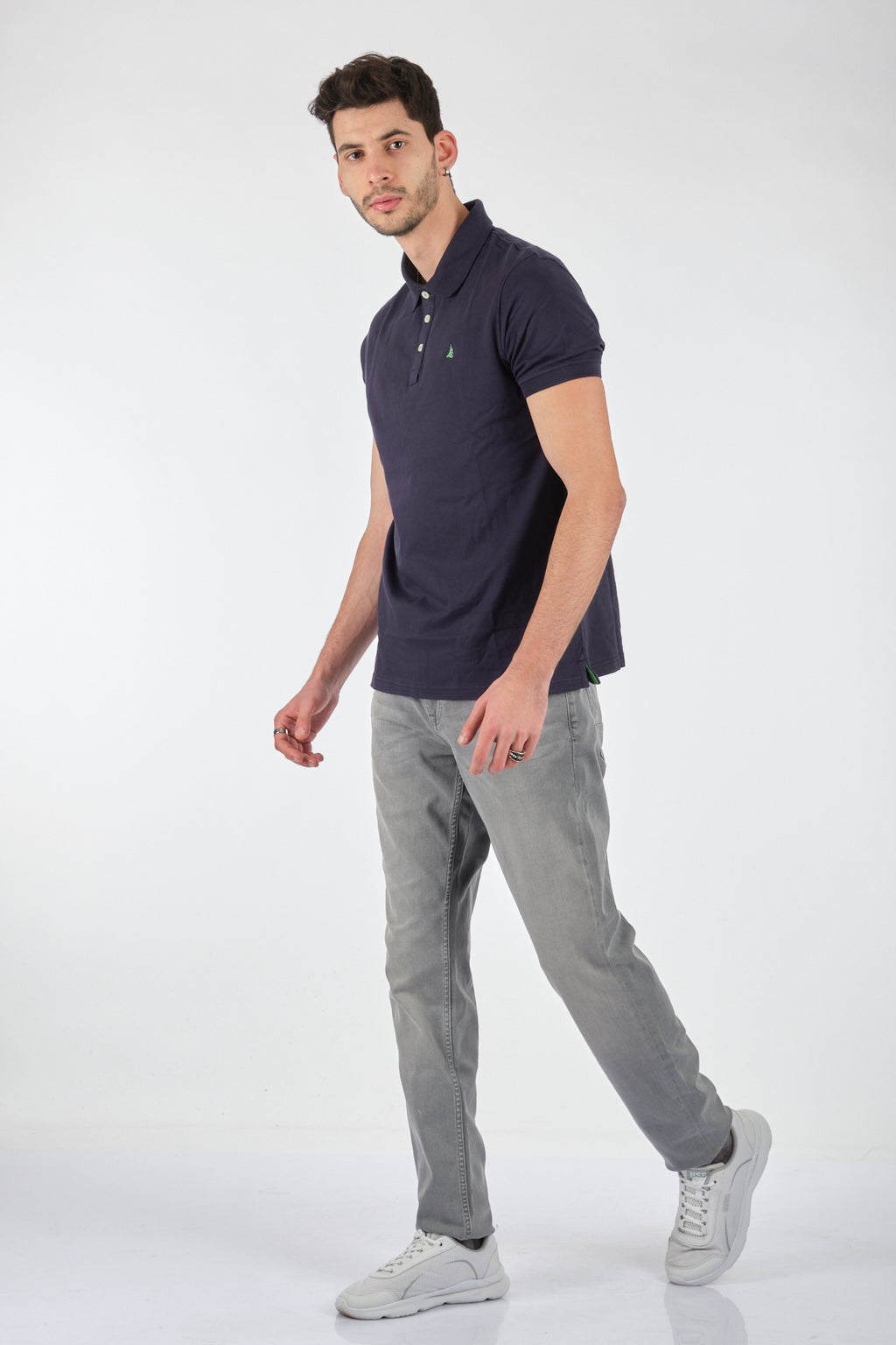Porto Cervo Minimalist Polo Yaka Kısa Kol Erkek T-Shirt - Regular Fit