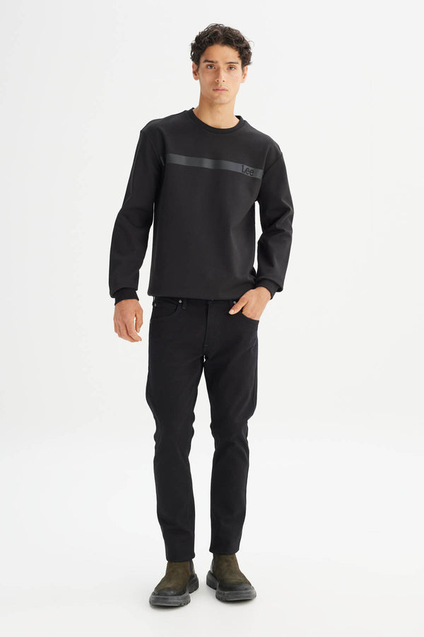 Regular Fit Normal Kesim Bisikler Yaka Sweatshirt Lee