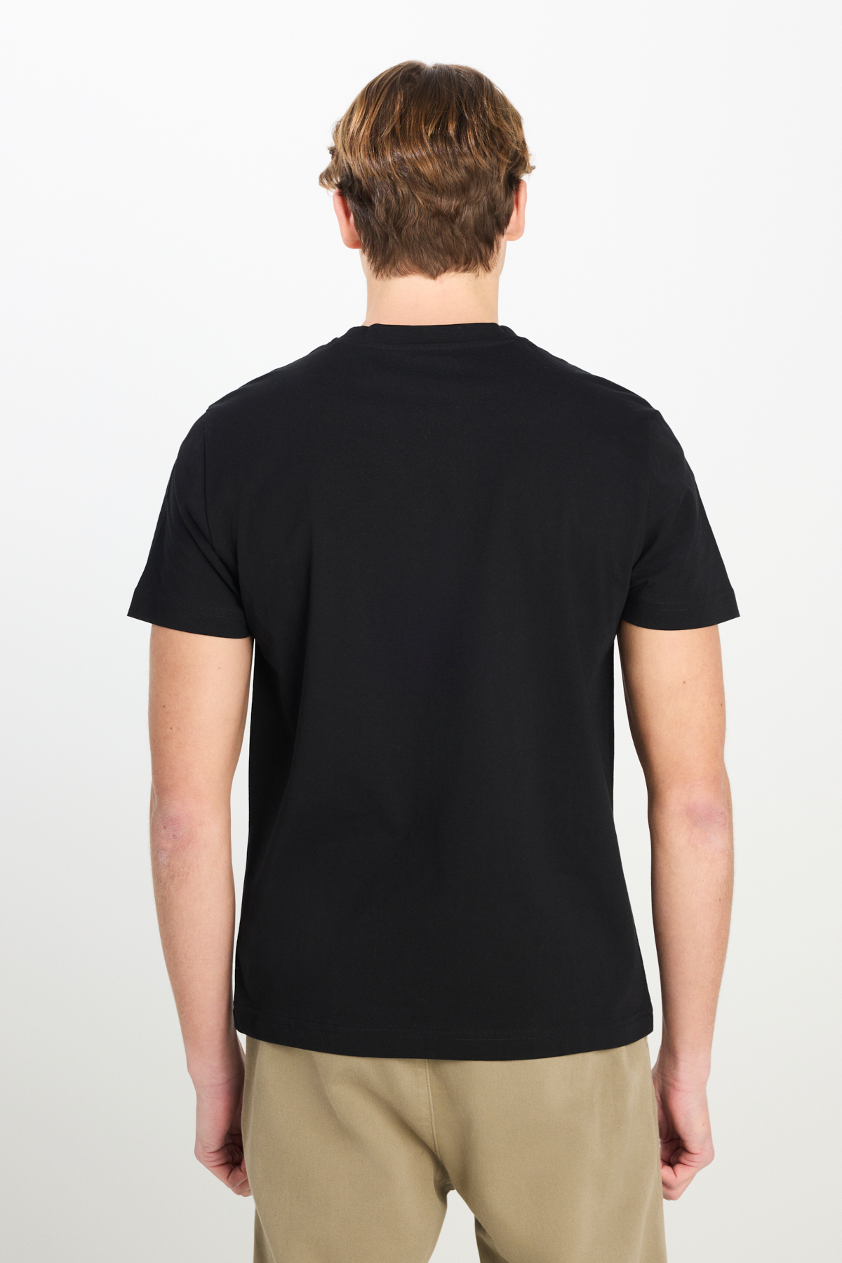 Regular Fit Normal Kesim Bisiklet Yaka Pamuklu T-Shirt