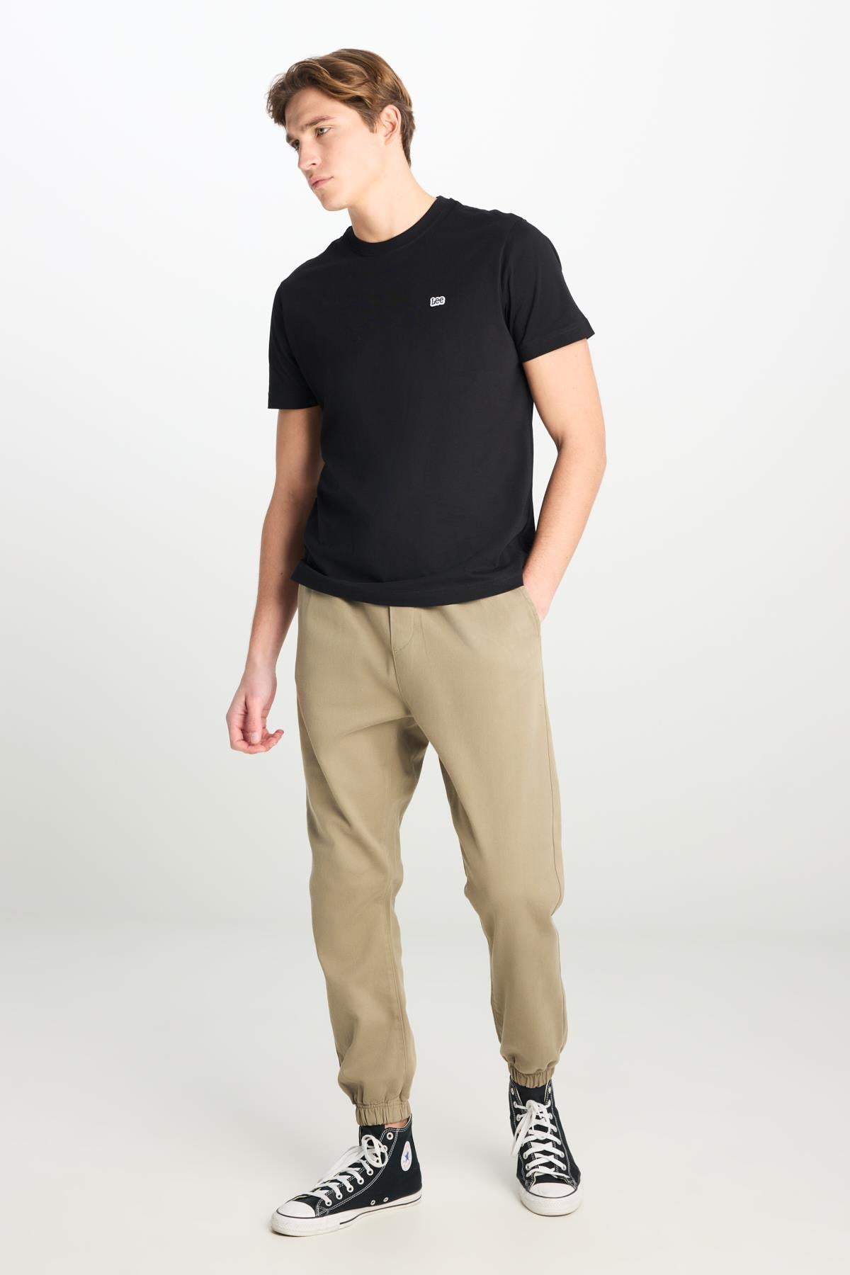 Regular Fit Normal Kesim Bisiklet Yaka Pamuklu T-Shirt