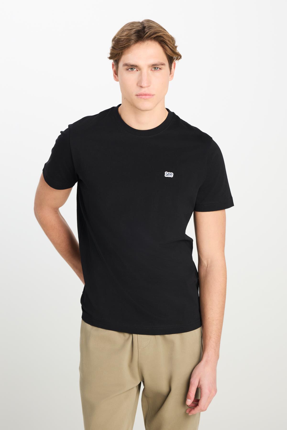 Regular Fit Normal Kesim Bisiklet Yaka Pamuklu T-Shirt