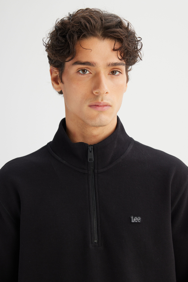 Regular Fit Normal Kesim Fermuar Detaylı Sweatshirt Lee