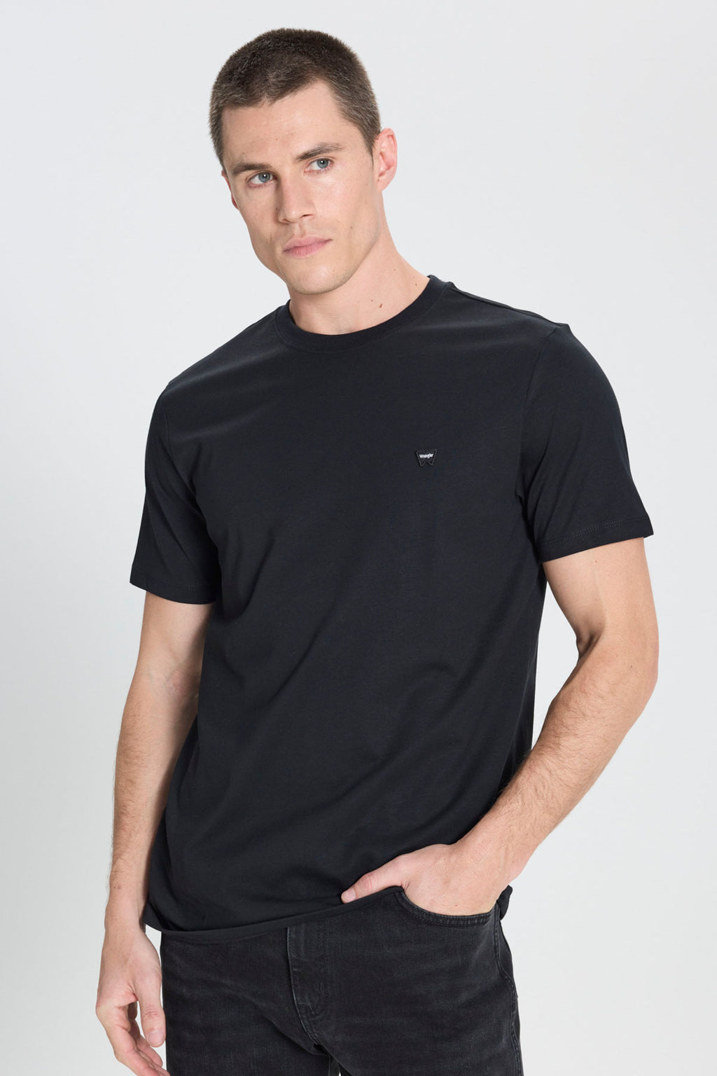 Relaxed Fit Normal Kesim Bisiklet Yaka Wrangler