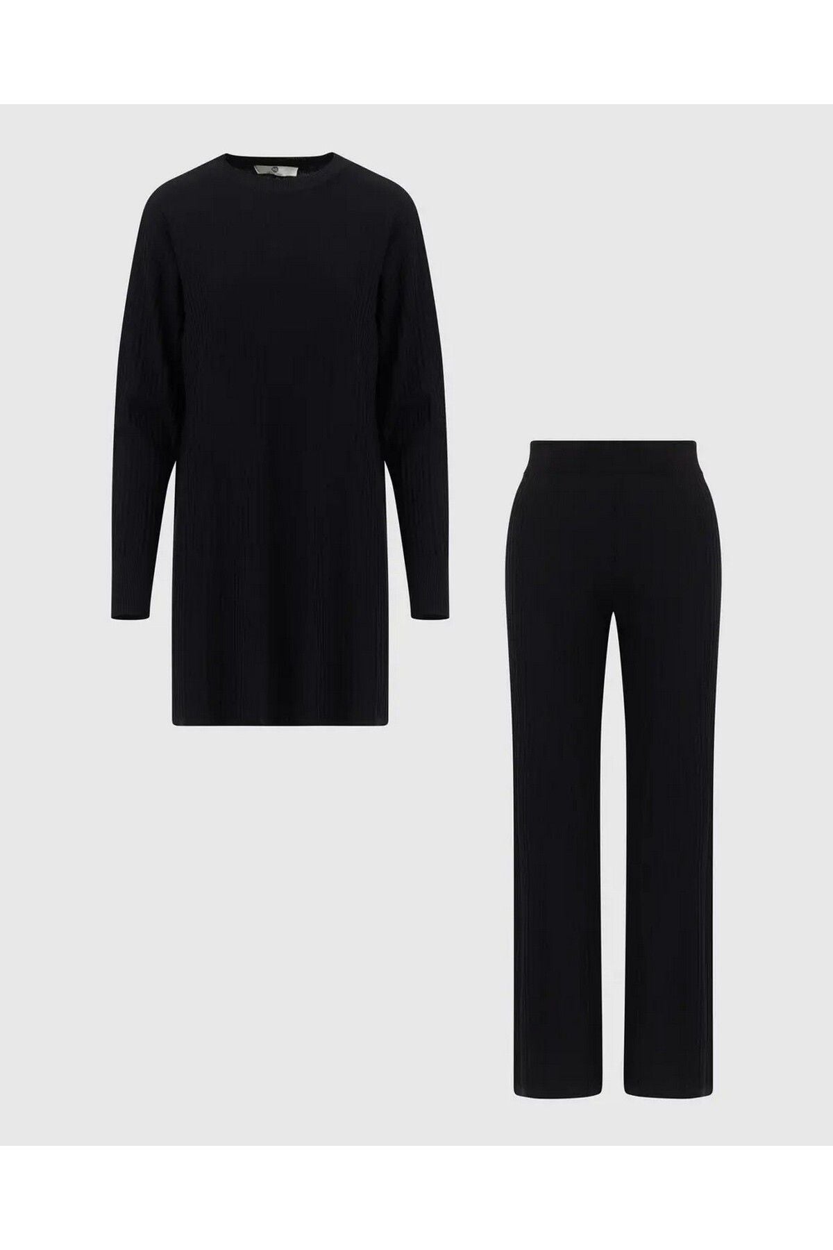 SCL Oversize Uzun Kol Midi Triko Takım - Minimalist Günlük Şıklık