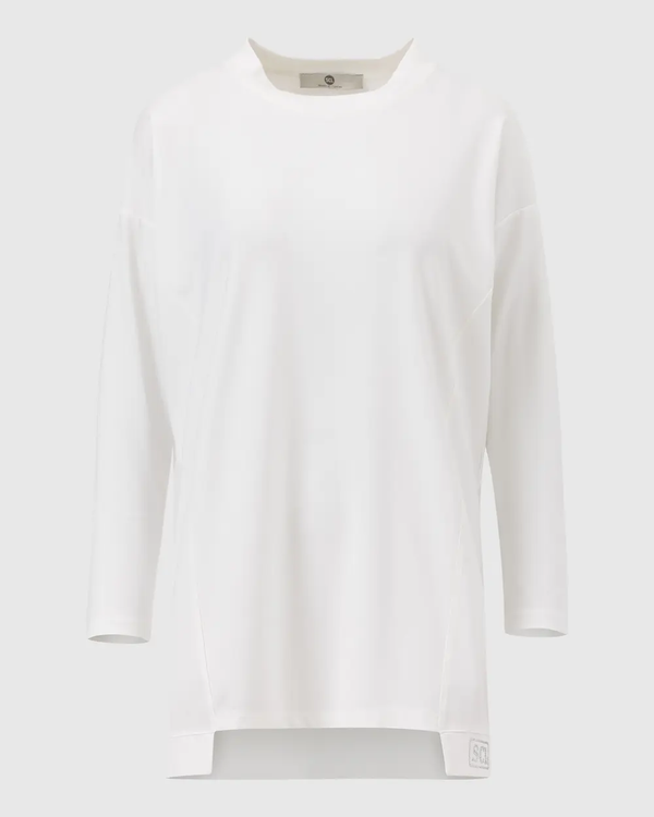 SCL Oversize Midi Günlük Kadın Tunik - 3/4 Kol - Minimalist