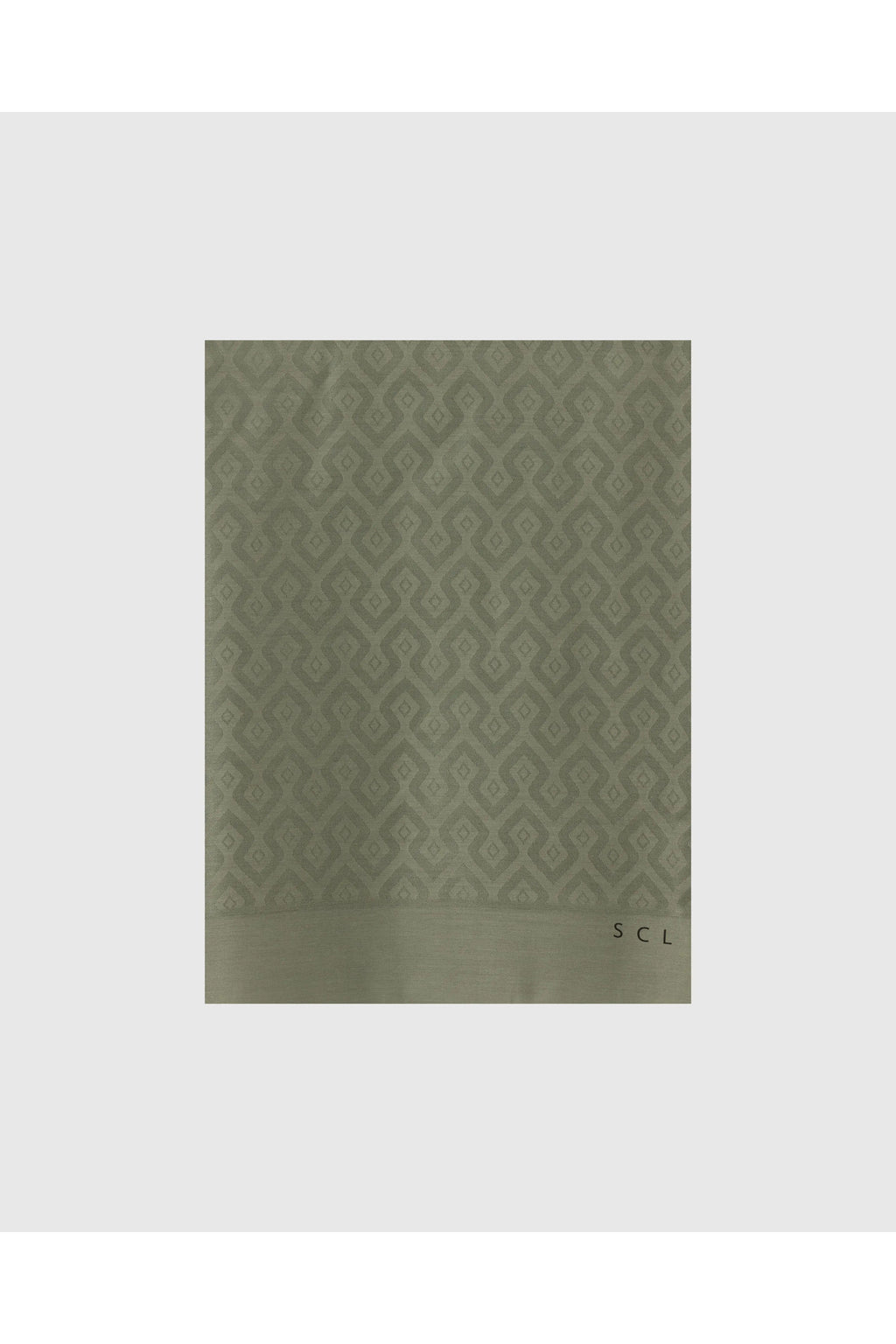 SCL Minimalist Geometrik Desen Kadın Şal - Oversized & Şık