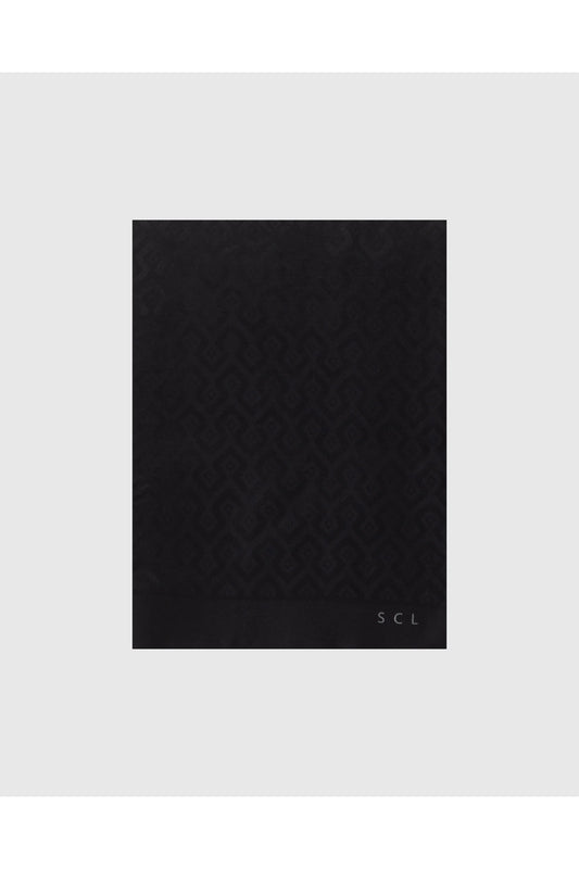 SCL Minimalist Geometrik Desen Kadın Şal - Oversized & Şık