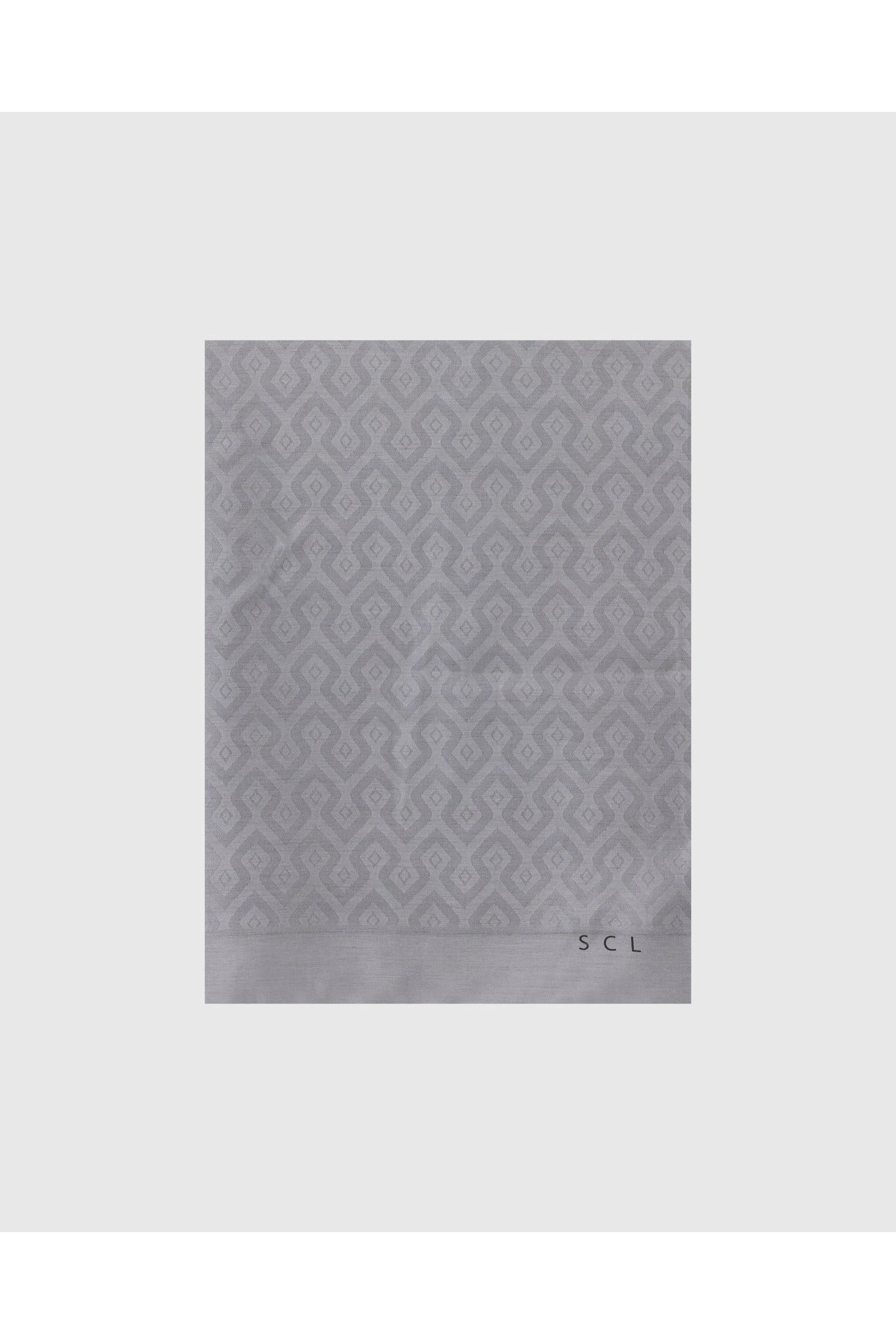 SCL Minimalist Geometrik Desen Kadın Şal - Oversized & Şık