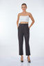 Seçil Yüksek Bel Midi Pantolon - Oversize, Minimalist, Günlük & İş