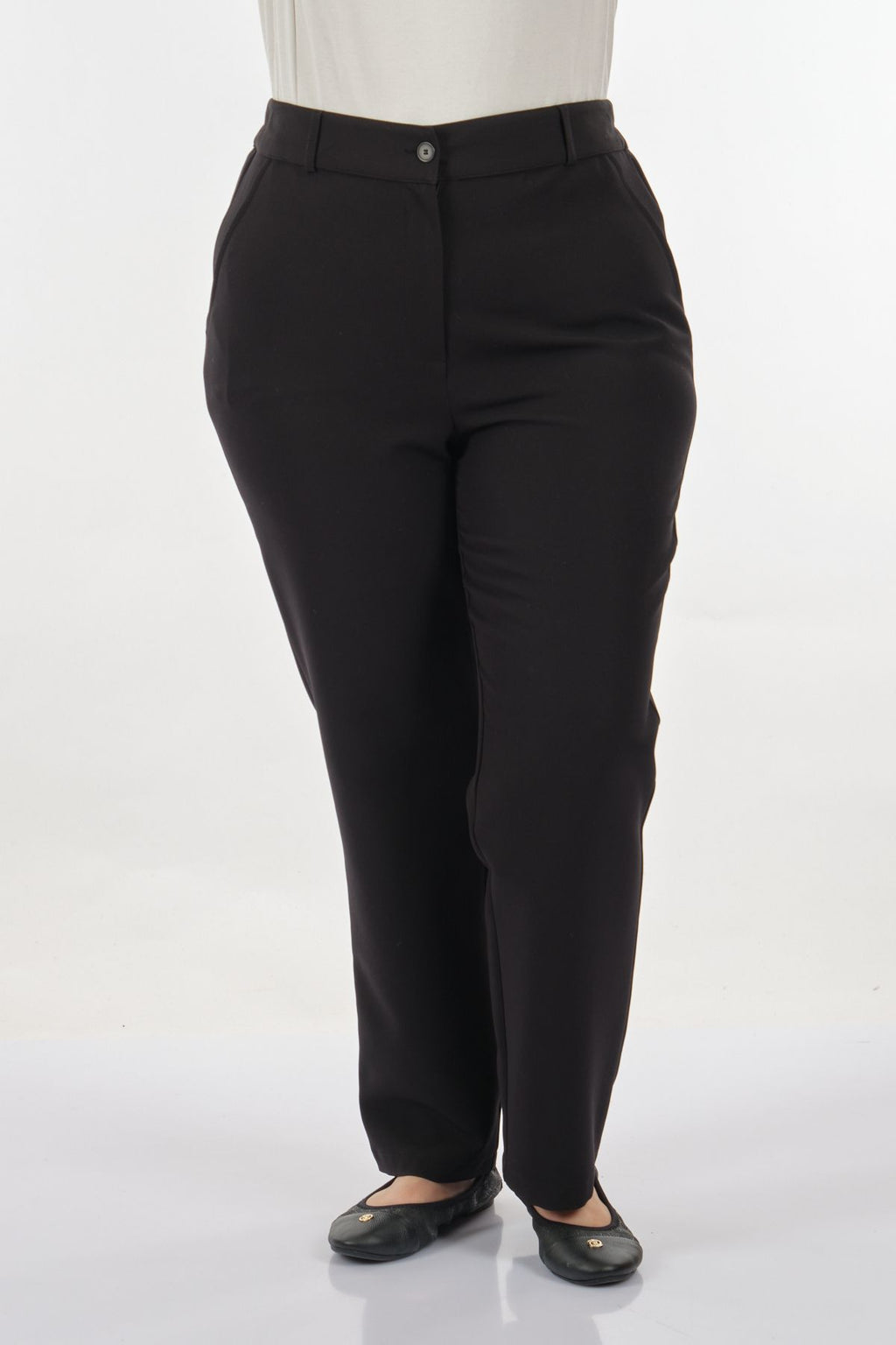 Sedna Minimalist Yüksek Bel Regular Fit Kadın Pantolon - Günlük ve İş