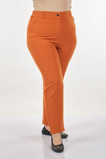 Sedna Minimalist Yüksek Bel Regular Fit Kadın Pantolon - Günlük & İş