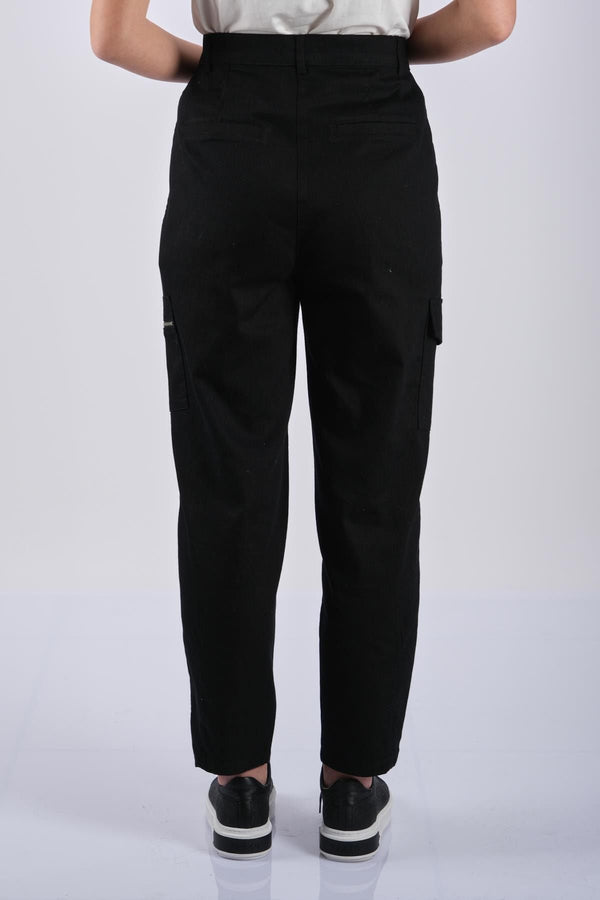 Seleste Oversize Cepli Minimalist Kadın Pantolon - Günlük & Şık