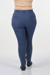 Seleste Minimalist Yüksek Bel Dar Paça Kadın Pantolon - Günlük & İş