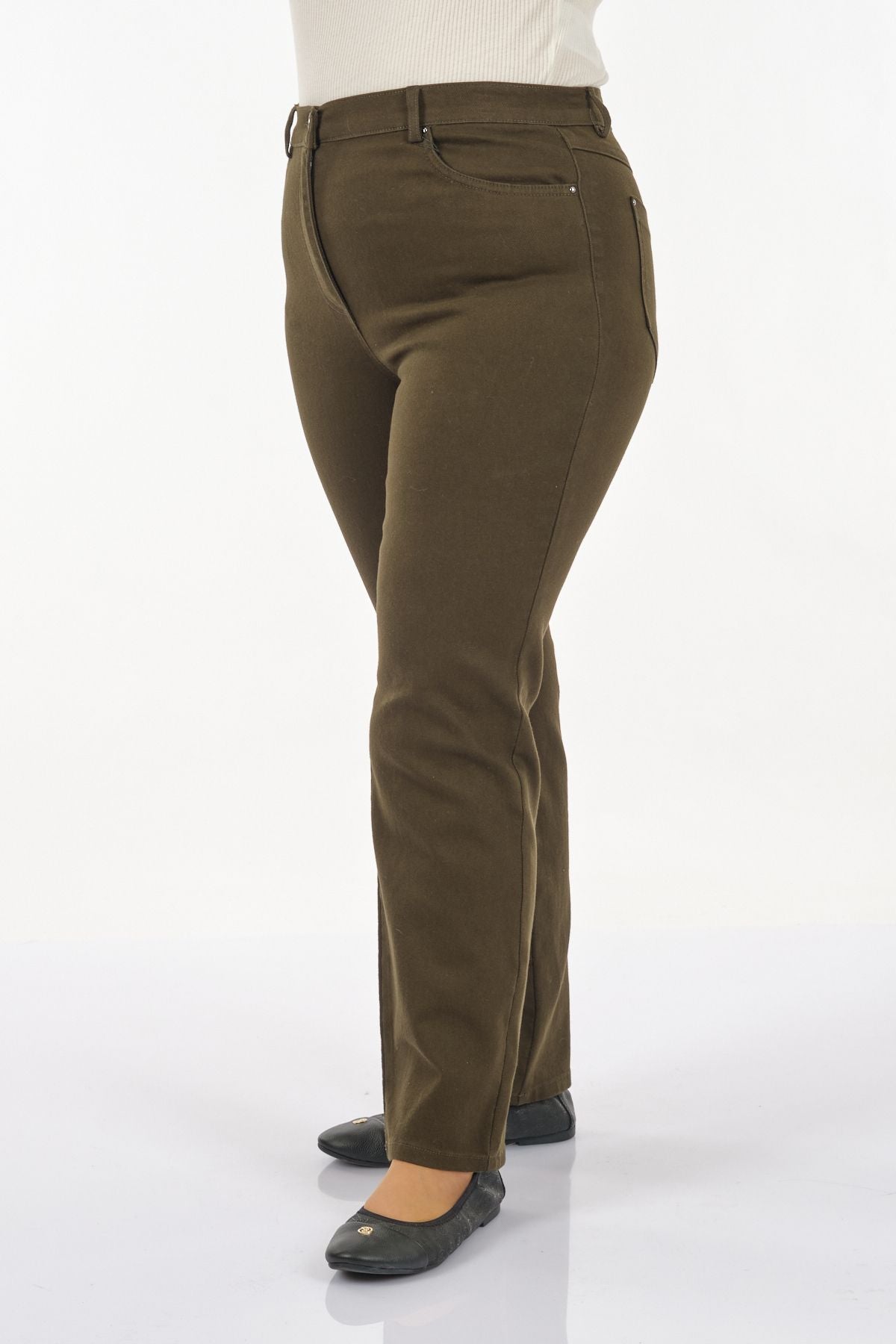 Seleste Yüksek Bel Kadın Pantolon - Minimalist Günlük Stil